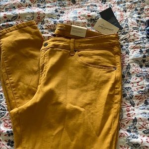Universal Thread Mustard Skinny Jeans